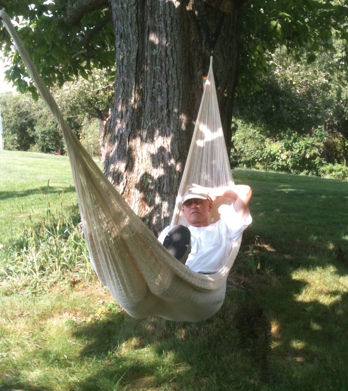 hammock in use