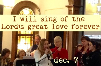 I will sing of his great love forever...