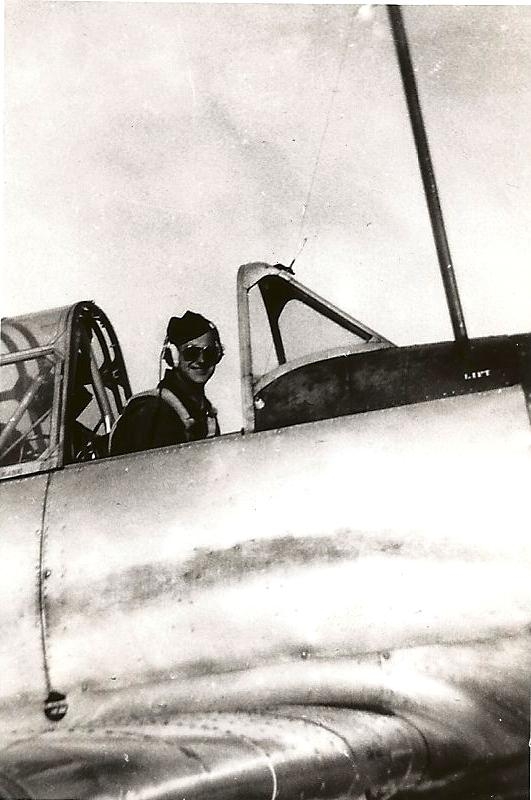 Dad in his plane