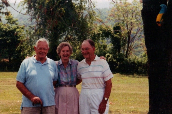 Dad, Aunt Ruth, and Uncle B