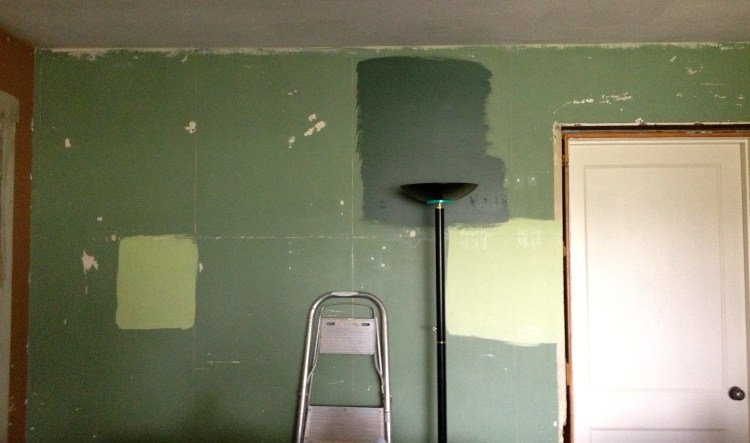 Greens on the Dining Room wall