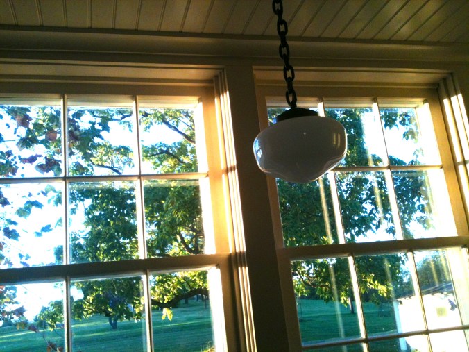 Restored wood windows