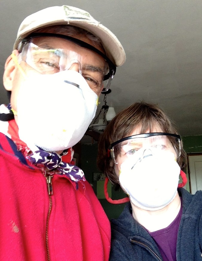 safety glasses and masks