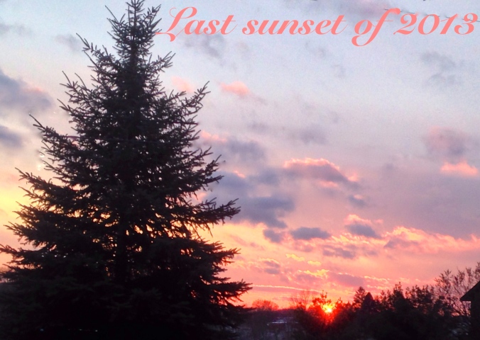 last sunset of 2013