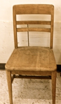 Vintage chairs at St. Vincent de Paul's for $6.99 each.