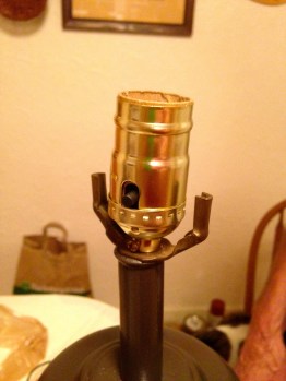 Lamp socket and harp base