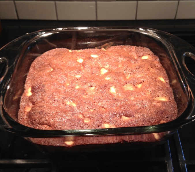 Apple Walnut Pudding Cake