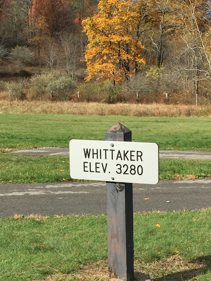 Whittaker Station Elevation Sign